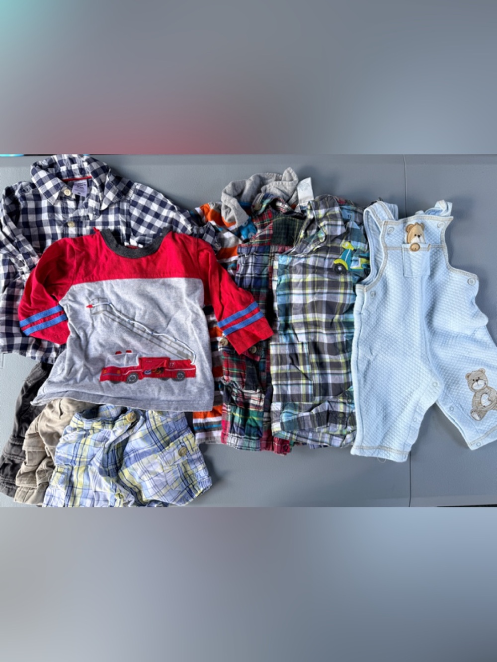 Baby Boy 0-12 month Clothing Lot 9 pc Ralph Lauren, Carter’s and more!